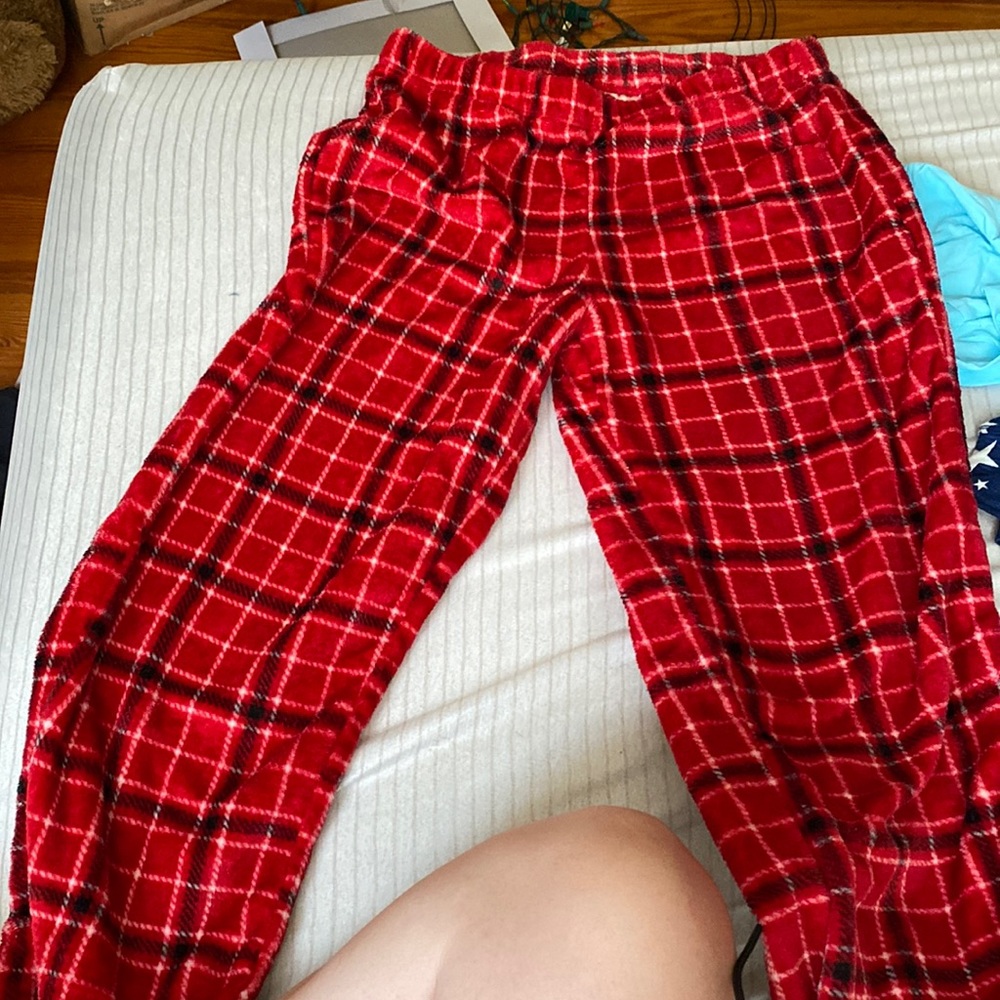 Fluffy pajama pants